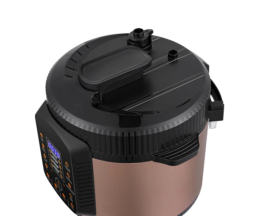 4L Stainless Steel Electric Pressure Cooker with LED Display