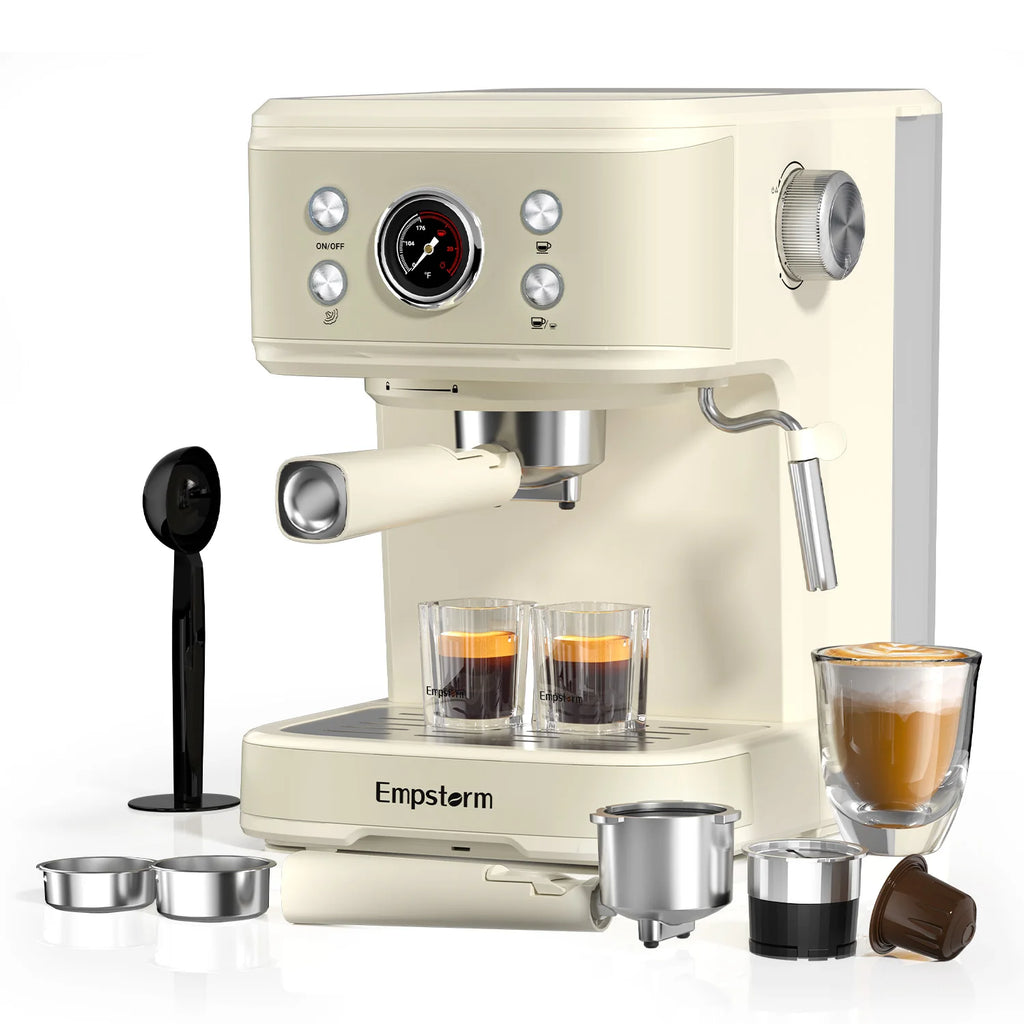 🇬🇧 Simplicity 3-in-1 Espresso Machine – 20 Bar Power 💨
